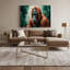 Faune, orang-outan gris, art mural sur toile-845805638