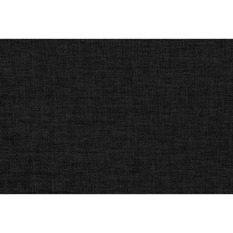 Josclyn 71 " Upholstered Convertible Sofa, Black Fabric