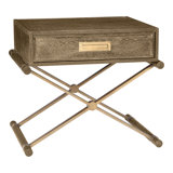 Thom Filicia Home Solid Wood Cross Legs End Table