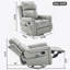 Fauteuil inclinable de massage inclinable avec massage à 8 points avec poche de chauffage et de rangement pour salon et cinéma maison, Modern-336355518