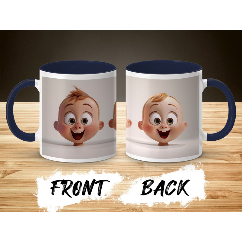 Ceramic Coffee Mug, Navy