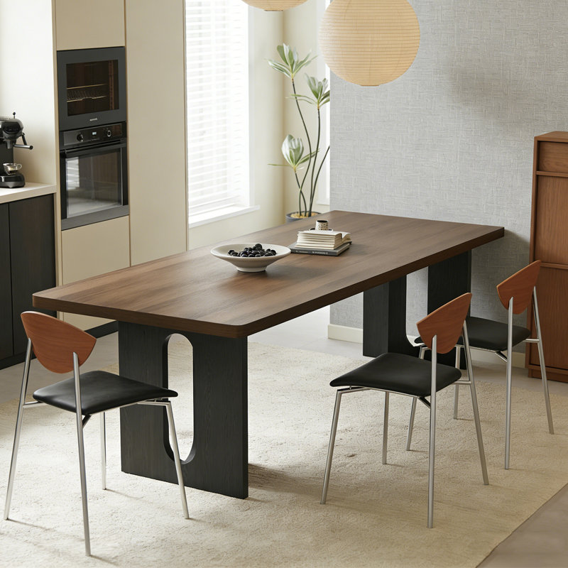 Table de salle à manger haut de gamme de style nordique, H 29,53 po x L 62,99 po x l 31,5 po