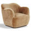 Chaise pivotante élisandra en chenille-1681531139