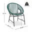Chaise de patio en osier Nusa