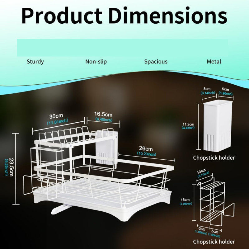 Two Tier Dish Rack