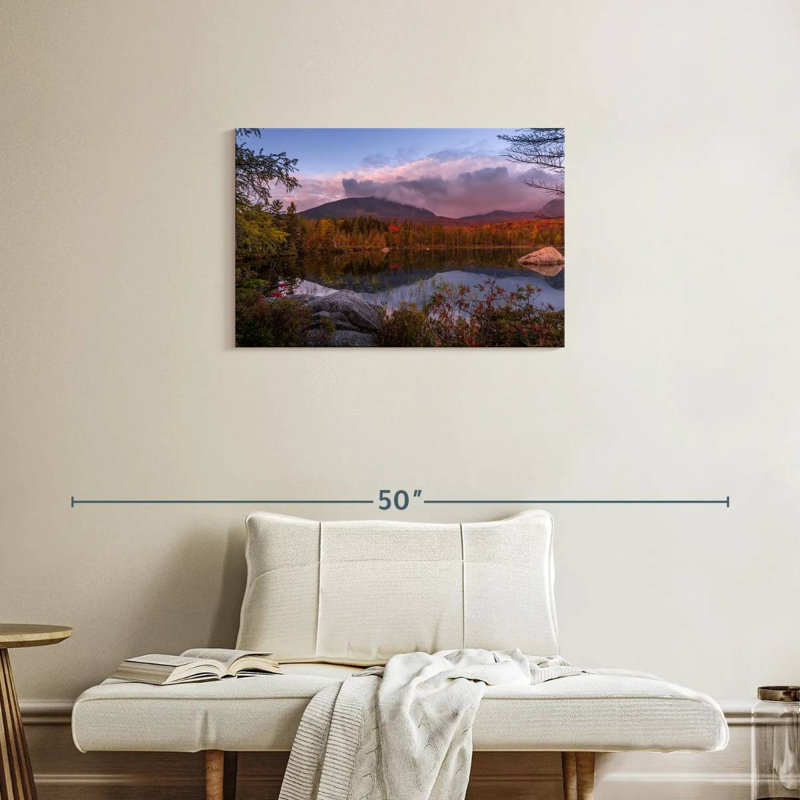 Alvord Millinocket Lake And Mountain, 20" H x 30" W