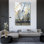 Art sur toile tendue avec châssis Lera, Silversong Birch I