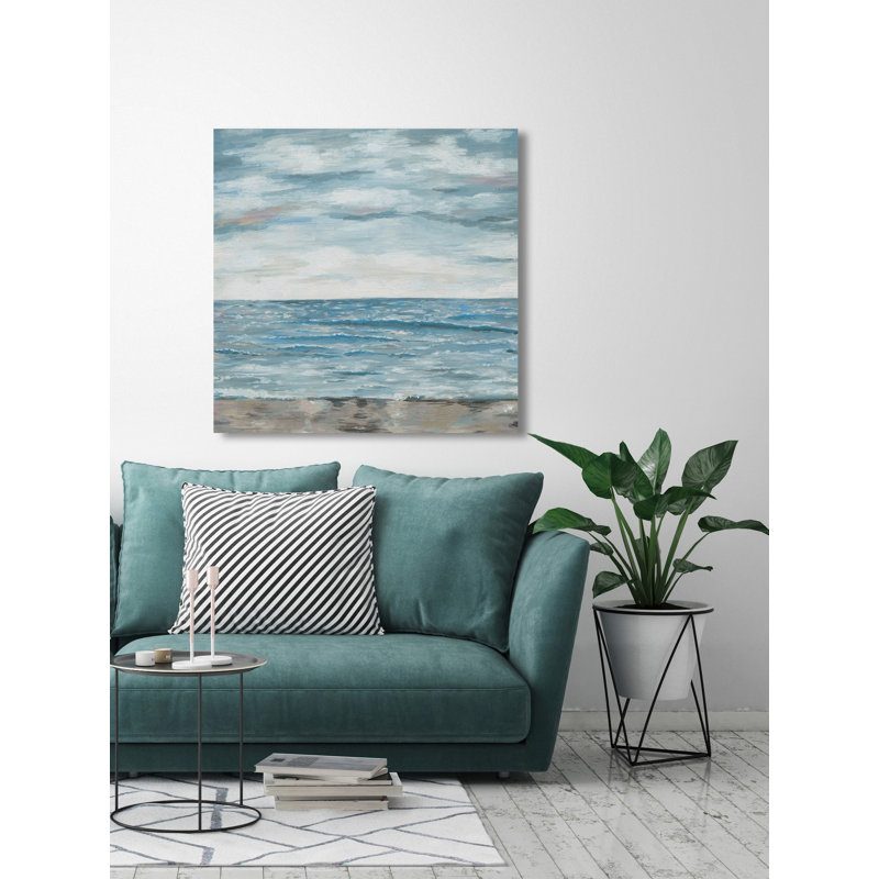 « high maré good vibes »-impression sur toile tendue, H 32 po x l 32 po x P 1,5 po