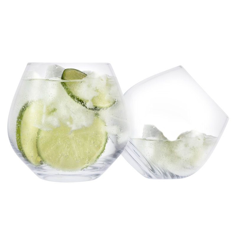 Ensemble de verres à vin sans pied 14 oz en cristal 8 pièces