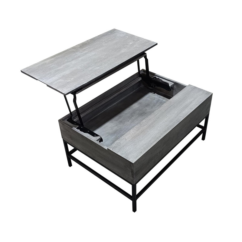 Table basse à plateau relevable, Gris