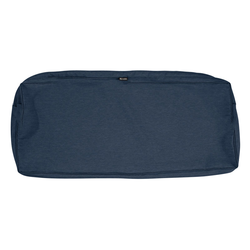 Ayvion Outdoor Bench Seat Cushion, Heather Indigo, 59" W x 18" D