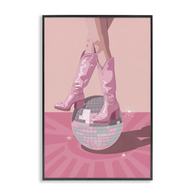 «Pink Disco Cowgirl», giclée équilibrée, design par LSR Design Studio