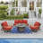 Quaniqua 5 - Person Patio Conversation Set with Cushions-162215534