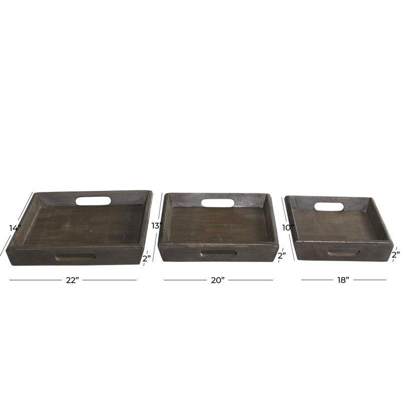 Ensemble de 3 tables basses Montemayor