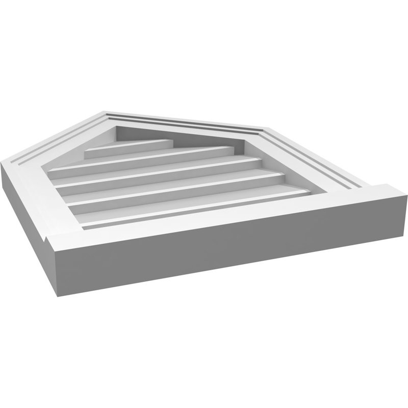Ventilateur à pignon en uréthane non-fonctionnel Signature, H 20 po x l 16 po x P 2 po, 11/12