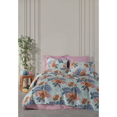 Premium Double Pique Set, 100% Cotton, Green | Includes 1 Flat Sheet (86.6 x 94.5 in), 2 Pillowcases (19.7 x 27.6 in) | 200 GSM, 142 Thread Count, Machine Washable, Soft & Durable for Ultimate Comfort