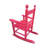 Rose Red 'S Rocking Chair - Ideal For All Indoor And Outdoor Settings Solid Hardwood Composed Back Support Comfort Easy Assembly 110 Lbs Weight Load Seat Fit Any Spaces Produced Option Limit-2099011581