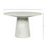 Table de salle à manger ronde en béton Caldera - Blanco-1070897878