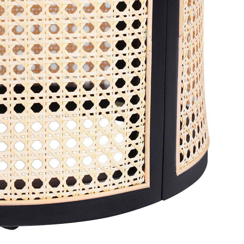 Table de bout ronde 15,70 po, Noir