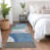 Machine Washable Indoor/Outdoor Claudian ACN1667 Sky Rug