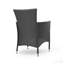 Chaise de salle à manger Malta en osier gris (ensemble de 2)