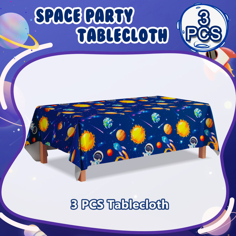 Nappe Space, ensemble de nappe 3 pièces Space