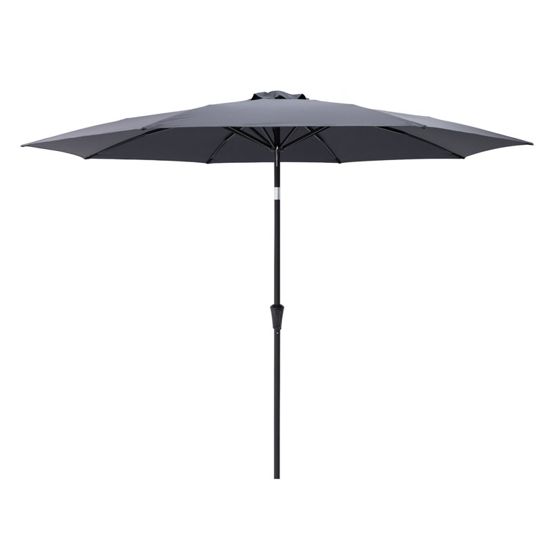 Parasol de marché 120 po Frison, Anthracite, H 97 po x l 117 po x P 117 po