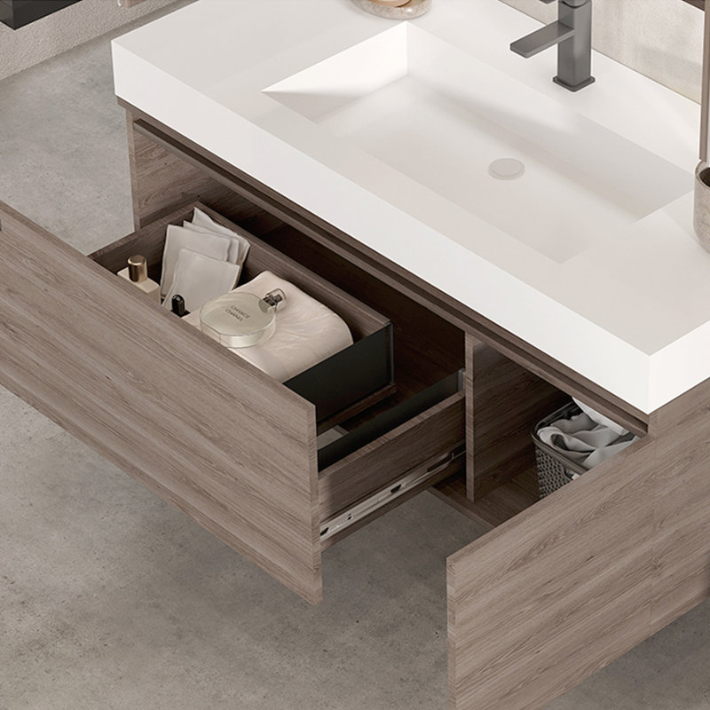 Retro minimalist bathroom cabinets