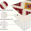 Southwestern Geometric, Kitchen Mats Set of 2