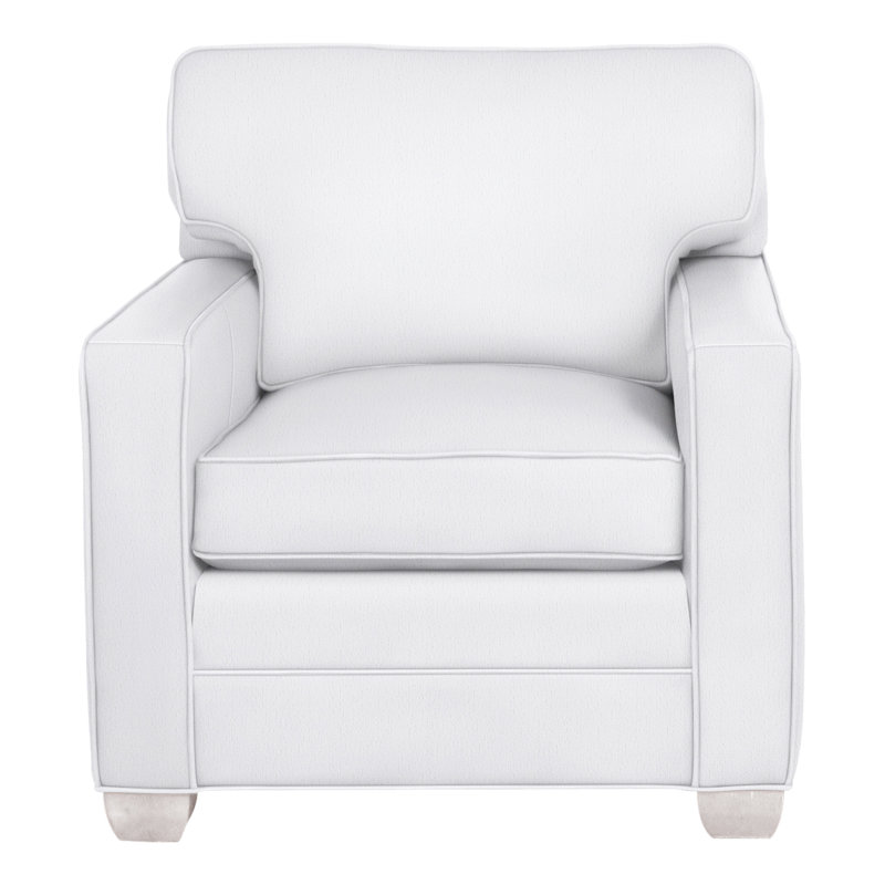 Chaise Hillcrest 37 ", Neige Navada, Gris tourterelle