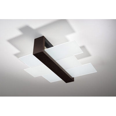 Karragullen Frosted Glass Flush Mount