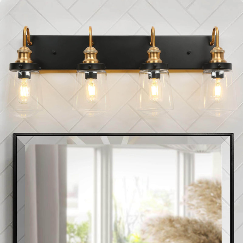 Abinayan 4-Light Dimmable Vanity Light , 4-Light