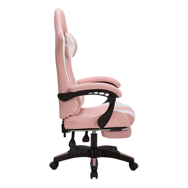 High Back Gaming Chair with Footrest