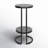 Marble Top End Table-1924381252