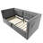 Upholstered Twin Size Daybed, Hydraulic Storage Twin Bed Frame With USB & Type-C Charging, Bed Frame With Wooden Slats And Tufted Sofa Back, Gray, Velvet (Without Mattress)-1845032702