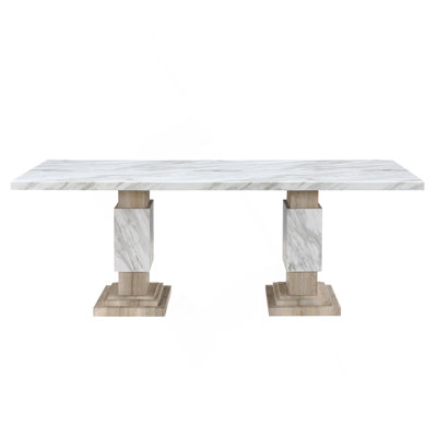 STACEY BEIGE DINING TABLE