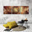 Abstrait cosmique abstrait - impression panoramique sur toile tendue 3 pièces-474346871