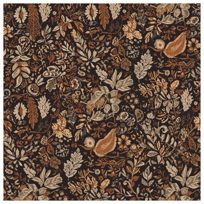 Intricate Floral Foliage Pattern Wall Tapestry - Botanical Wall Decor