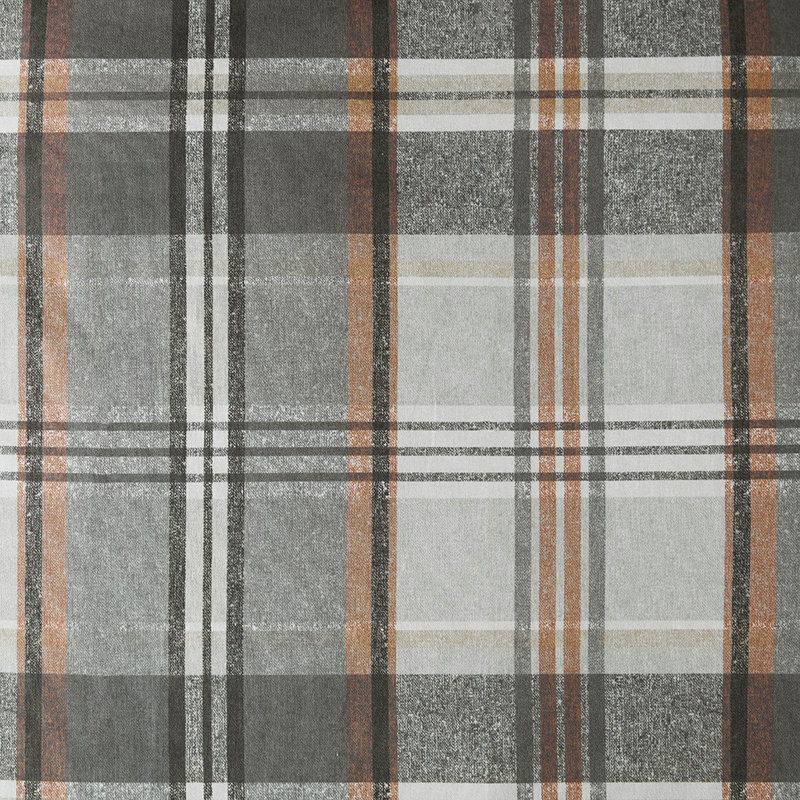 Tan and Gray Plaid Twin/Twin XL Microfiber Comforter Set