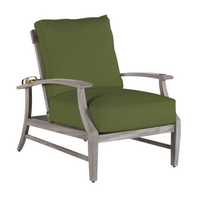 Croquet Teak Patio Chair with Cushions