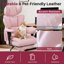 Fauteuil de bureau ergonomique Arless pour cadres de grande taille, avec accoudoirs rembourrés réglables, inclinable robuste pouvant supporter jusqu'à 159 kg, avec appui-tête et repose-pieds, revêtement luxueux en cuir PU gaufré, résistant aux animaux de compagnie, fauteuil de bureau pivotant avec soutien lombaire.-405873942