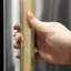 ZLINE 30 in. Built-In Refrigerator Helix Handles (Set of 2) in Stainless Steel-2139188824