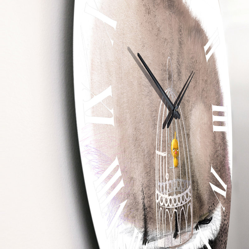 Horloge murale surdimensionnée Momina, Moyen