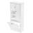 Tall Storage Cabinet with Adjustable Shelves, Large Flip-Out Basket & Enclosed Cabinets – Perfect for Bathroom, Living Room, or Office, MDF Material with Aluminum Alloy Handles-1615645515