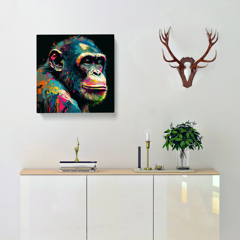 Modern Wall Art - Wrapped Canvas, 35cm H x 35cm W x 3cm D