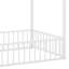 Structure de lit en métal avec clôture-506513819