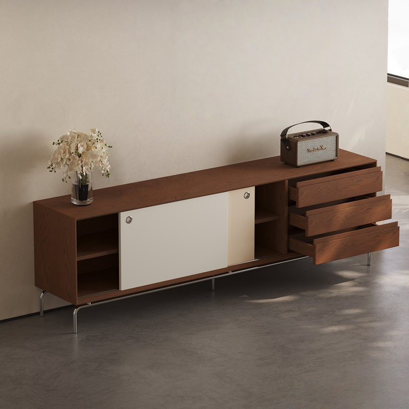 Meuble télé Creative Minimalist, H 20,47 po x L 86,61 po x l 15,75 po