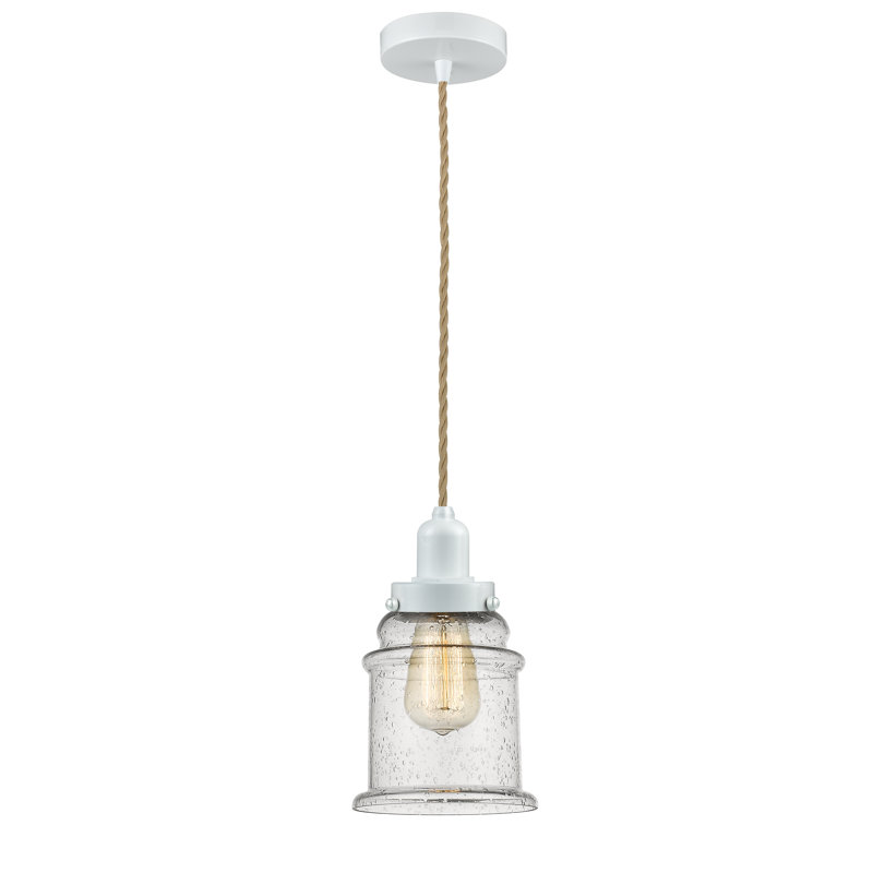 Webber 1 - Light Single Pendant, White