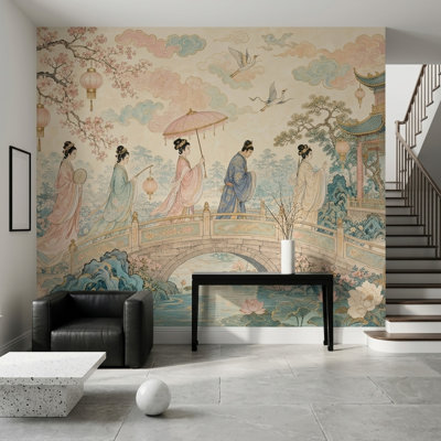 Pink Cherry Wallpaper Blossom Sakura Removable Wall Decor