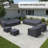 Eloisa Outdoor Conversation Set Group Seating Patio Furniture Covers